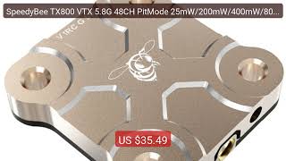 SpeedyBee TX800 VTX 5.8G 48CH PitMode 25mW/200mW/400mW/800mW Output... — Top Rated 2026 | Buy Now!