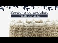 Bordure picot au crochet