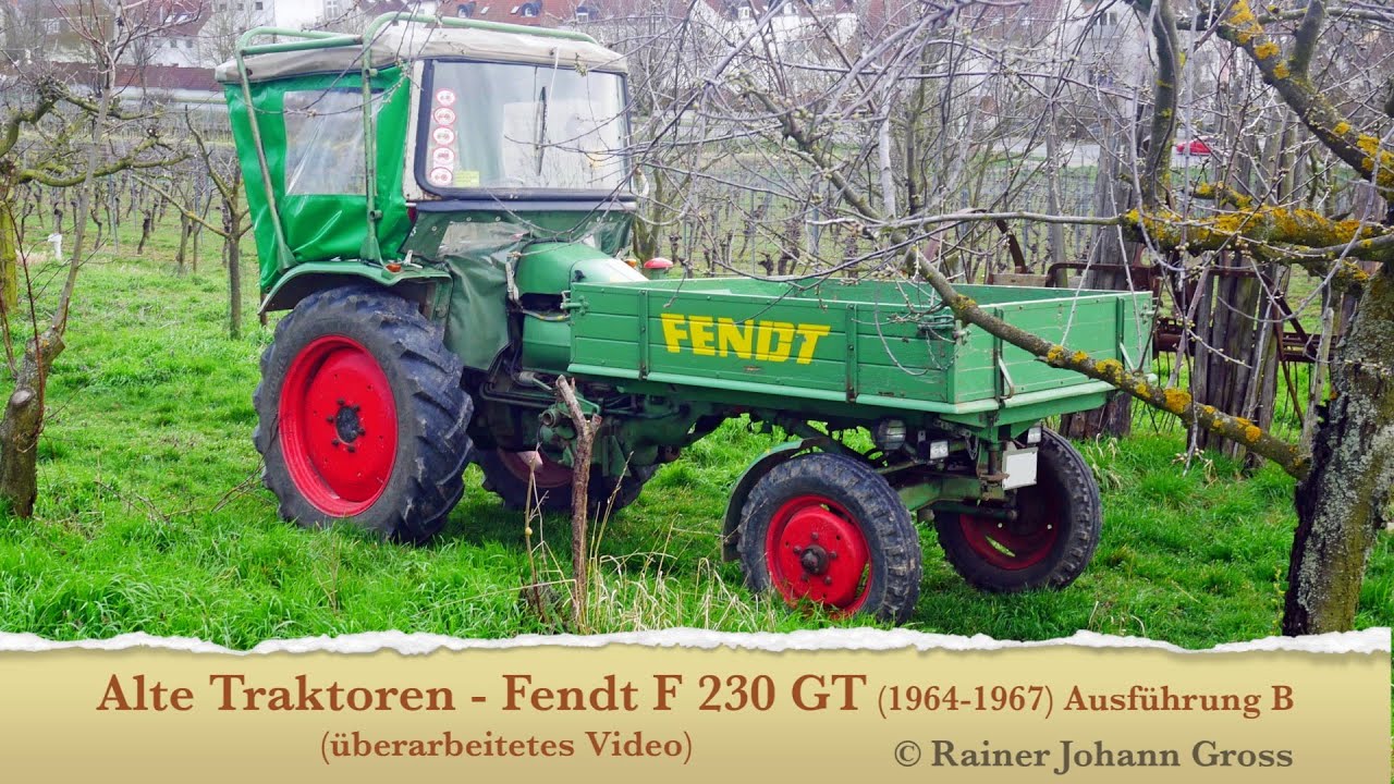 Alte Traktoren Fendt F 230 GT 1964 1967 Ausf hrung B alte-traktoren-fendt-f-230-gt-1964-1967-ausf-hrung-b