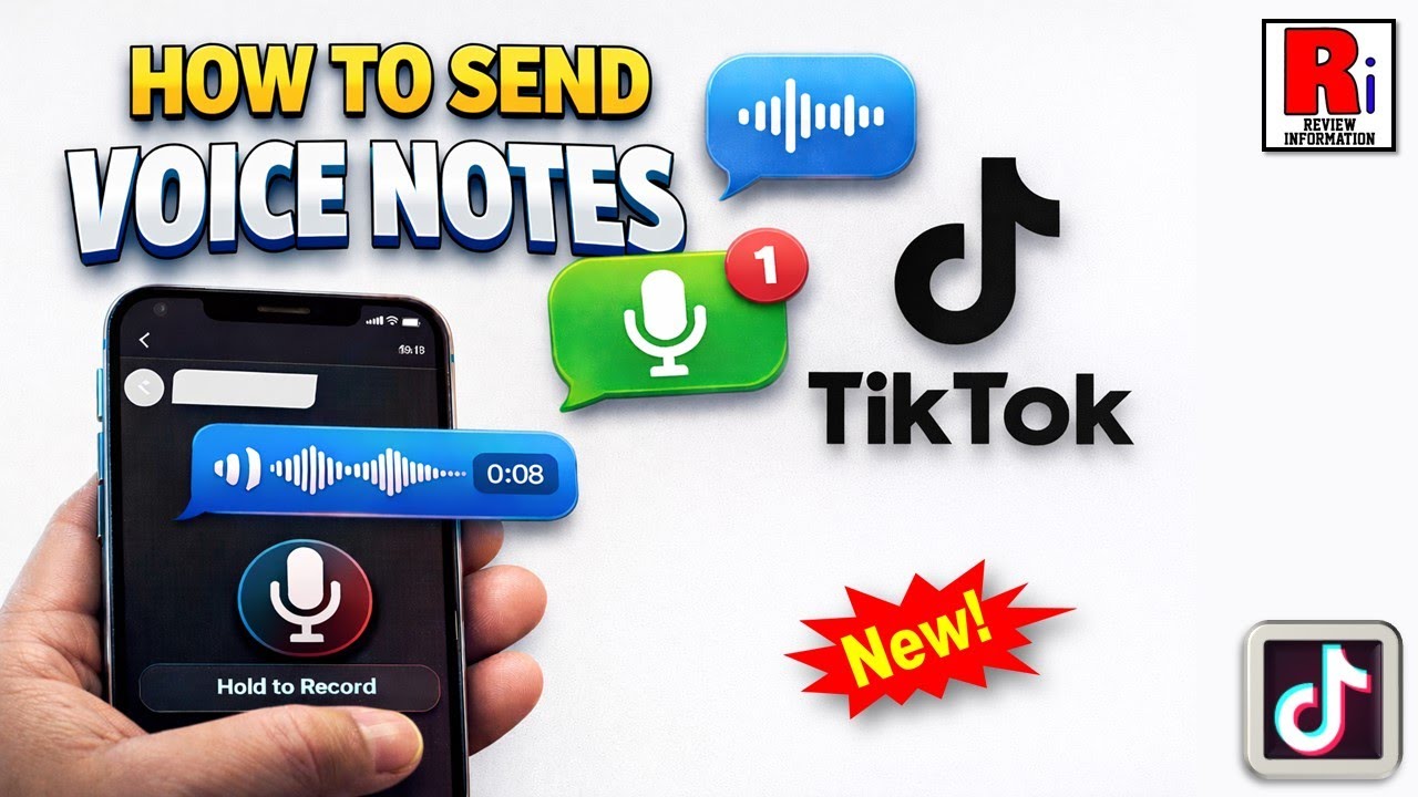 Send Voice Note How to Send Voice Notes on TikTok (New Feature) - YouTube