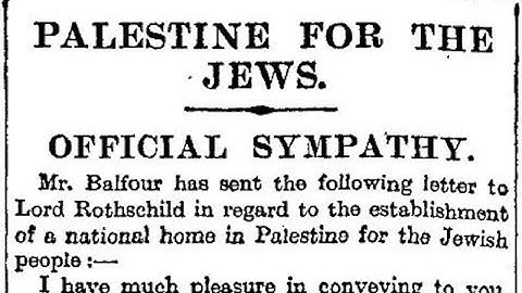 The Balfour Declaration: A Historical Turning Point
