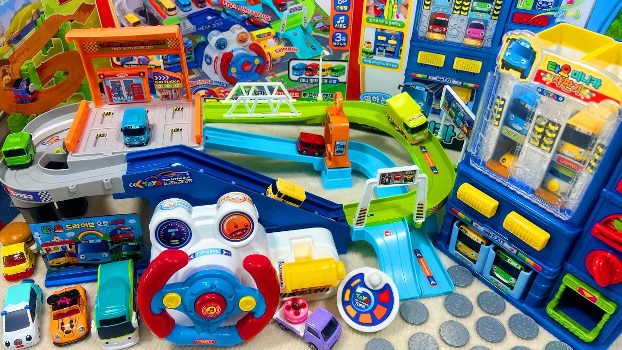 トミカ 消防車＆パトカー＆ディズニー輸送車、タヨの販売車＆レール大冒険 大集合！Tomica	Working car Collection  ASMR Satisfying with Unboxing