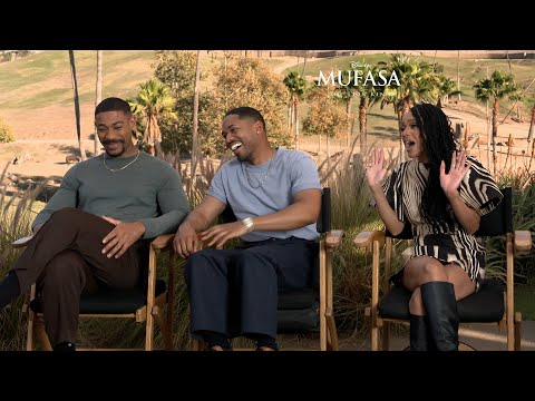 "Mufasa: The Lion King" stars talk about their characters, recording from across the globe. (Intervi