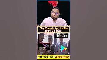App Publish on Google Play Console  - 2024 Update #shorts