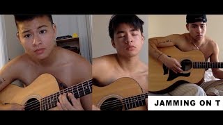just a deaf boy jamming out