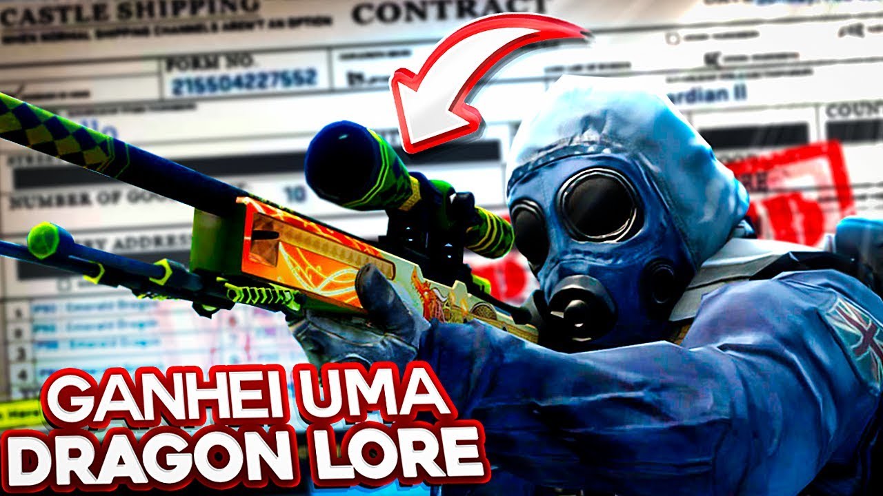 FIZ UM CONTRATO PARA GANHAR A DRAGON LORE! *DEU BOM!!* cs go hacks