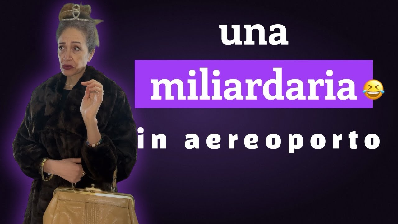 🤣una miliardaria in aereoporto