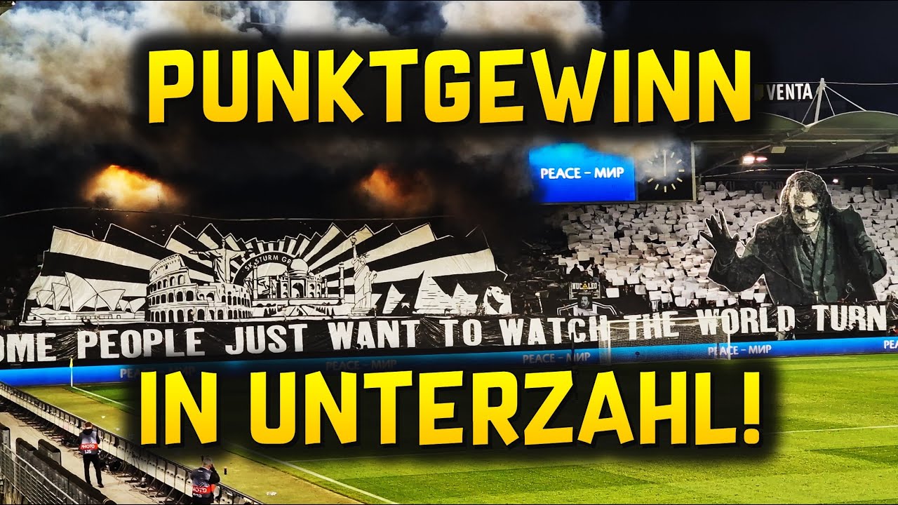 PUNKTGEWINN in UNTERZAHL! | SK Sturm Graz – Atalanta Bergamo 2:2 – 26.10.2023, Europa League 2023/24