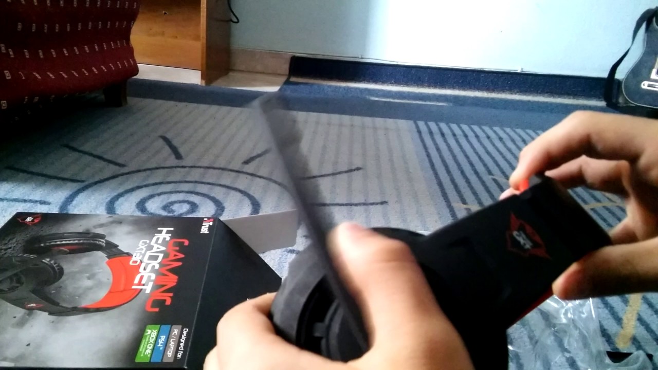Unboxhing Trust Gaming Headset Gxt 310 Youtube