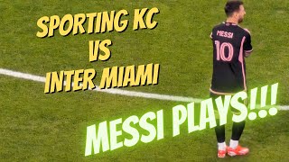 Watching Sporting KC vs Inter Miami and Messi Plays!! | Shot on Pixel 8 Pro | 4K HDR