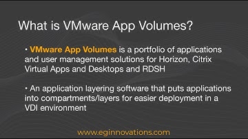 Monitoring VMware Horizon App Volumes with eG Enterprise