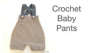 Crochet baby pants | app. 2 - 6 Months | free pattern | how to crochet screenshot 4