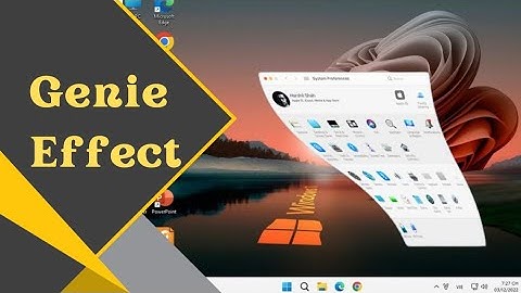 Windows Needs This: The Genie Effect