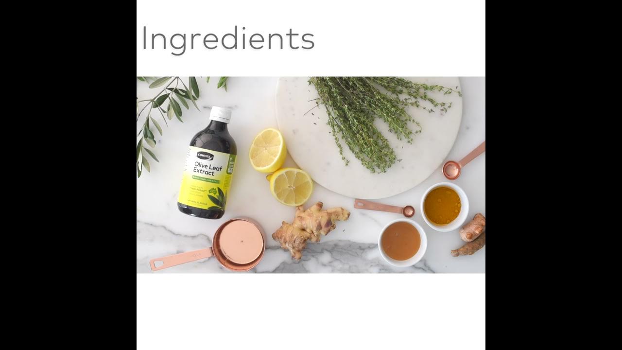 Comvita Olive leaf Extract Soothing Sore Throat Tea Recipe YouTube