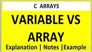 Celebrity Difference between variable and array in C programming Wealth