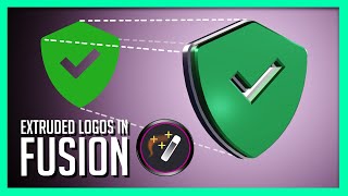 Custom 3D Extruded LOGO in Fusion! - Resolve 18.6