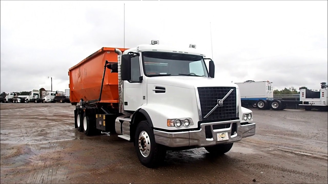 VOLVO ROLL OFF CONTAINER HOIST TRUCK FOR SALE YouTube