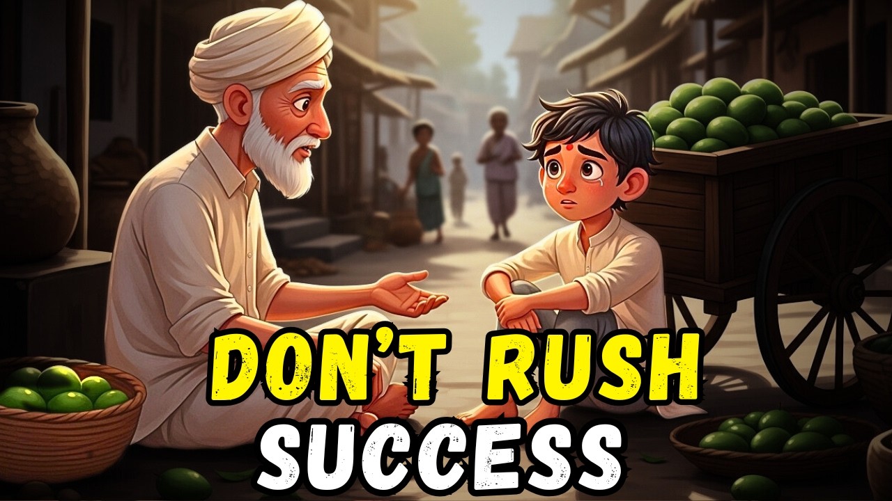Don't Rush Success | The Green Mango's Mistake | Moral Story