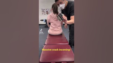 Massive spine CRACK! #shorts #crack