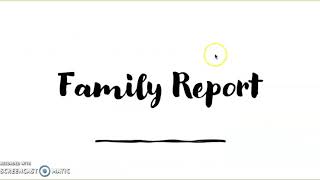 NWEA Family Report