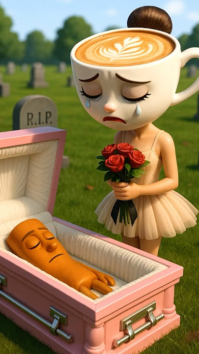 Tung Tung Tung Sahur is dead! Ballerina Capuccina is heartbroken! Oh no! He came back as a zombie!!