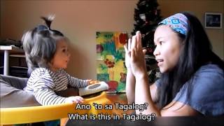 Learn Tagalog Conversation 9: What is this? Body Parts, English Tagalog subtitles