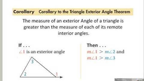 5-6 Inequalities in One Triangle