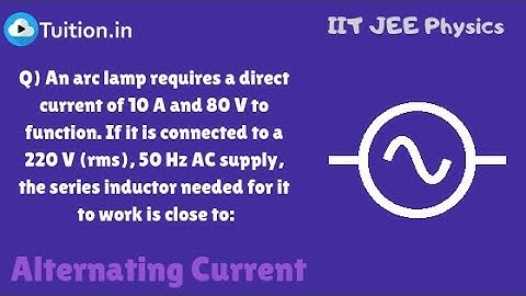 Alternating Current | DC to AC Conversion Problem | IIT JEE Physics