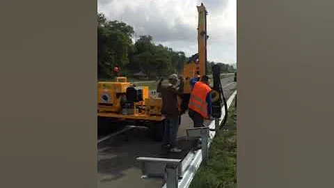 Guardrail Pile Driver