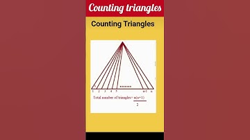 Can You Count All the Triangles? #counting #countingtriangles #countingfiguresreasoning