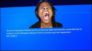 IShowSpeed PlayStation Account Banned and then gets Hacked!! (Full Video)