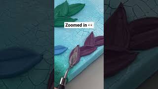 Up close with thick paint petals! #thickpaint #petals #texturedart