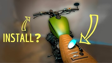 How To Install Bar End Mirrors in Motorcycle Handlebars