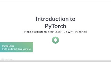 PyTorch Tutorial : Introduction to PyTorch
