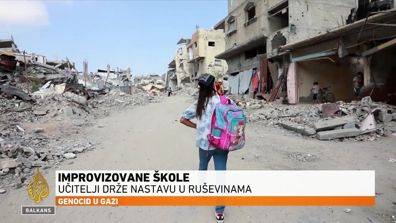 معلمة فلسطينية تبني فصلاً دراسياً على أنقاض منزلها