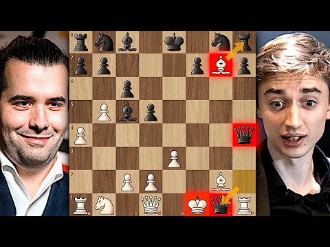 Dubov and Nepomniachtchi create MAGIC on the board! Tal would be pleased! Blitz Chess