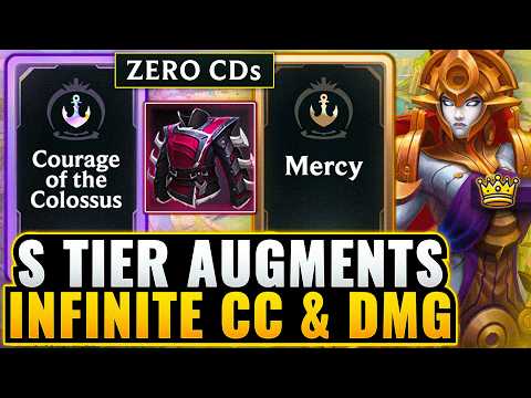 Top Tier Tank Augment Synergies: Deleting Enemies w/ Mercy and CC Resets | League Arena Gameplay