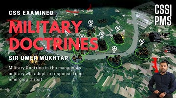 CSS Topic | Military Doctrine of Pakistan | CSS International Relations, IR | Sir Umer Mukhtar