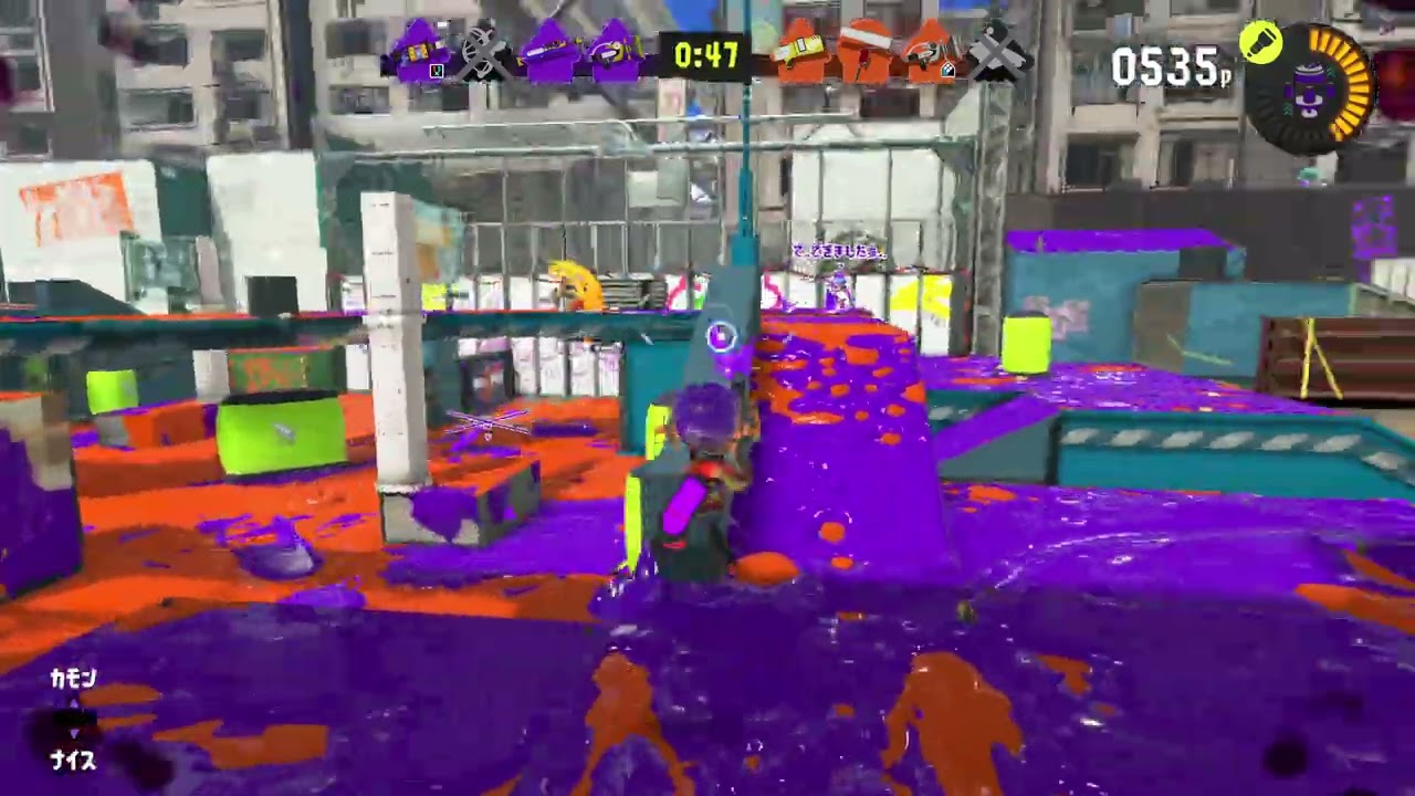 【スプラトゥーン３】ナワバリバトルで練習３月２日【作業用BGM】