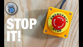 diy emergency stop button for your 3d printer, laser, or cnc!