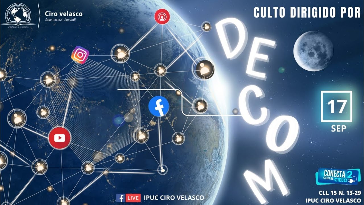 Culto dirigido por: DECOM🔌💻📲🎥📷 - YouTube