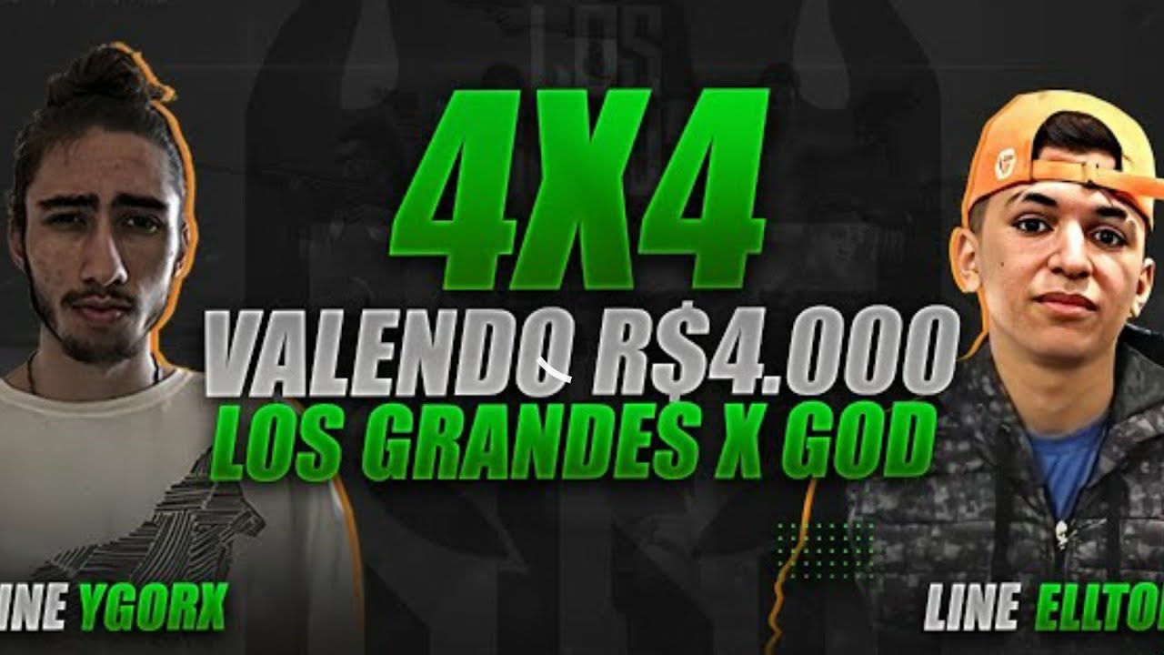 GOD ELITE AMASSA LOS GRANDES 7x1 NO CONTRA SQUAD VALENDO 4MIL REAIS
