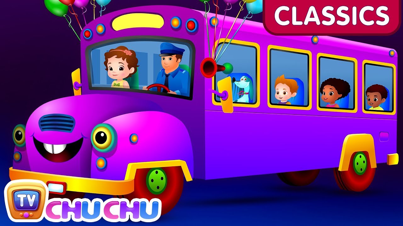 ChuChu TV Classics   Wheels on the Bus Song   Part 1  Nursery Rhymes and Kids Songs