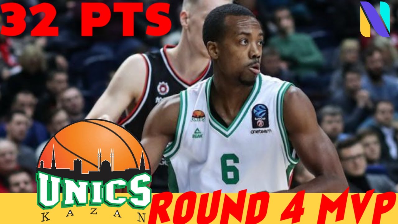 Errick McCollum Unics Kazan EuroCup Round 4 MVP |  32 PTS vs Joventut Badalona