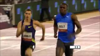 Usain Bolt 300M + 150M + 100M