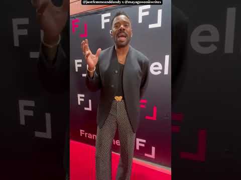 @justfemmeanddandy on the red carpet with COLMAN DOMINGO for #Frameline50 @Frameline
