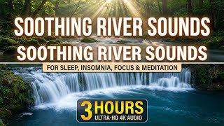 Natural Water Sounds River and Waterfall 🌙 Relaxing Audio for Calm and Sleep Tonight