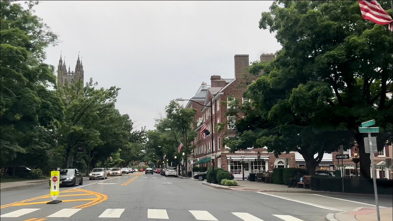 Princeton University Nassau Street drive YouTube