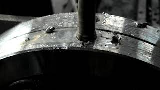 Step 3 Wanda slewing bearing process plug hole