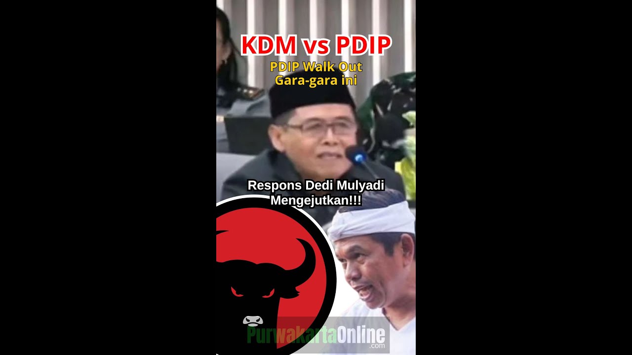 KDM VS PDIP, pernyataan Gubernur Jabar yang buat PDIP walk out, dan ...